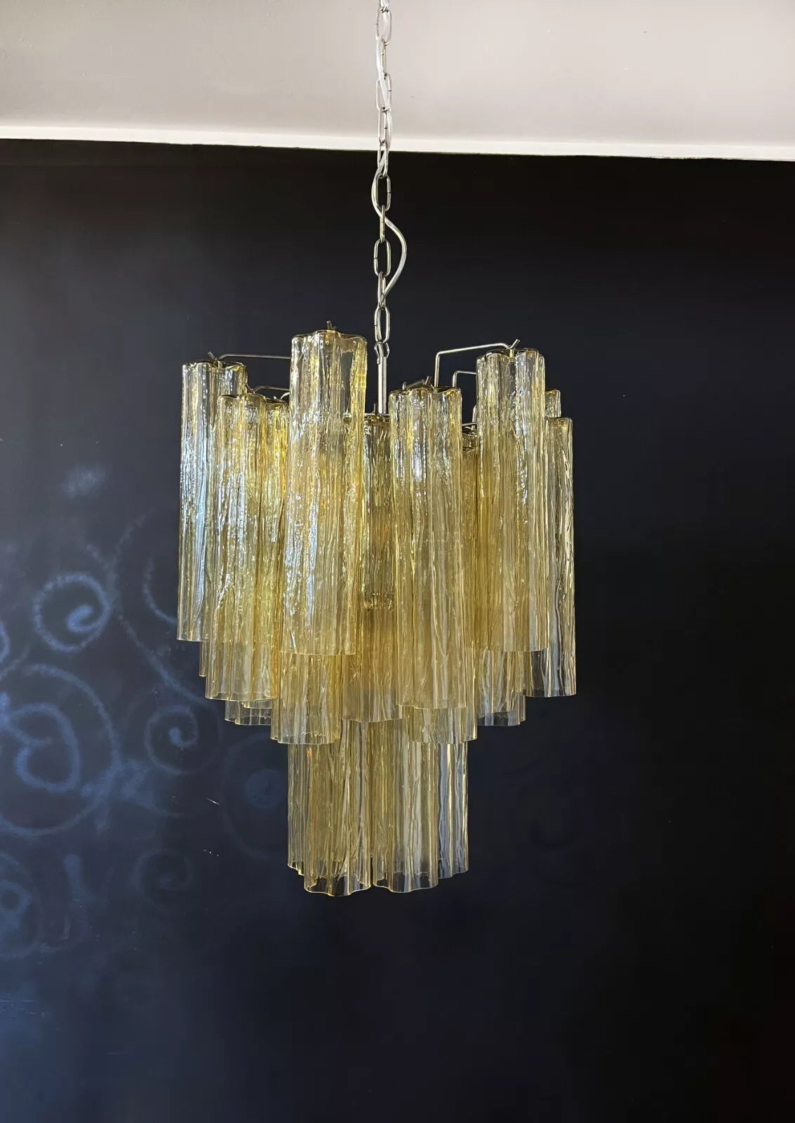 Starlight Murano Chandelier - Multi-Tiered Frosted Glass Cloud Chandelier | Modern Art Glass Overhead Light