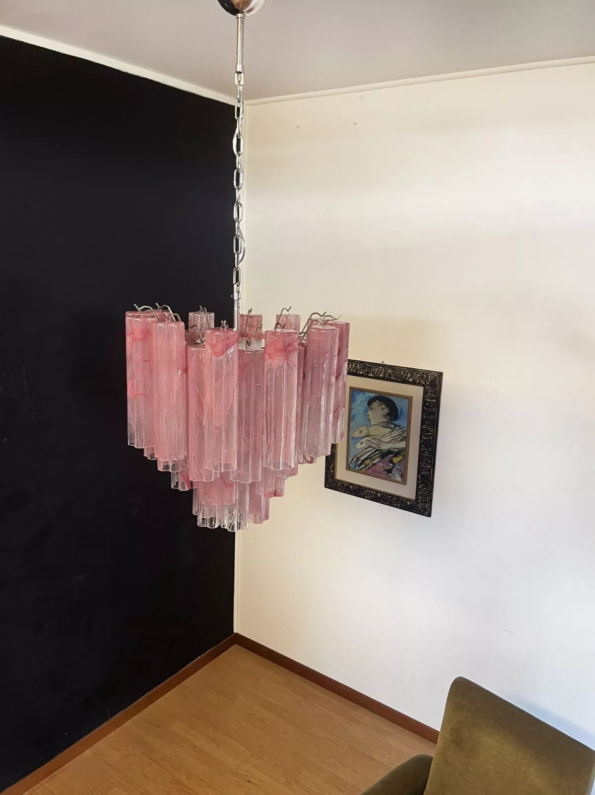 Starlight Murano Chandelier - Multi-Tiered Frosted Glass Cloud Chandelier | Modern Art Glass Overhead Light