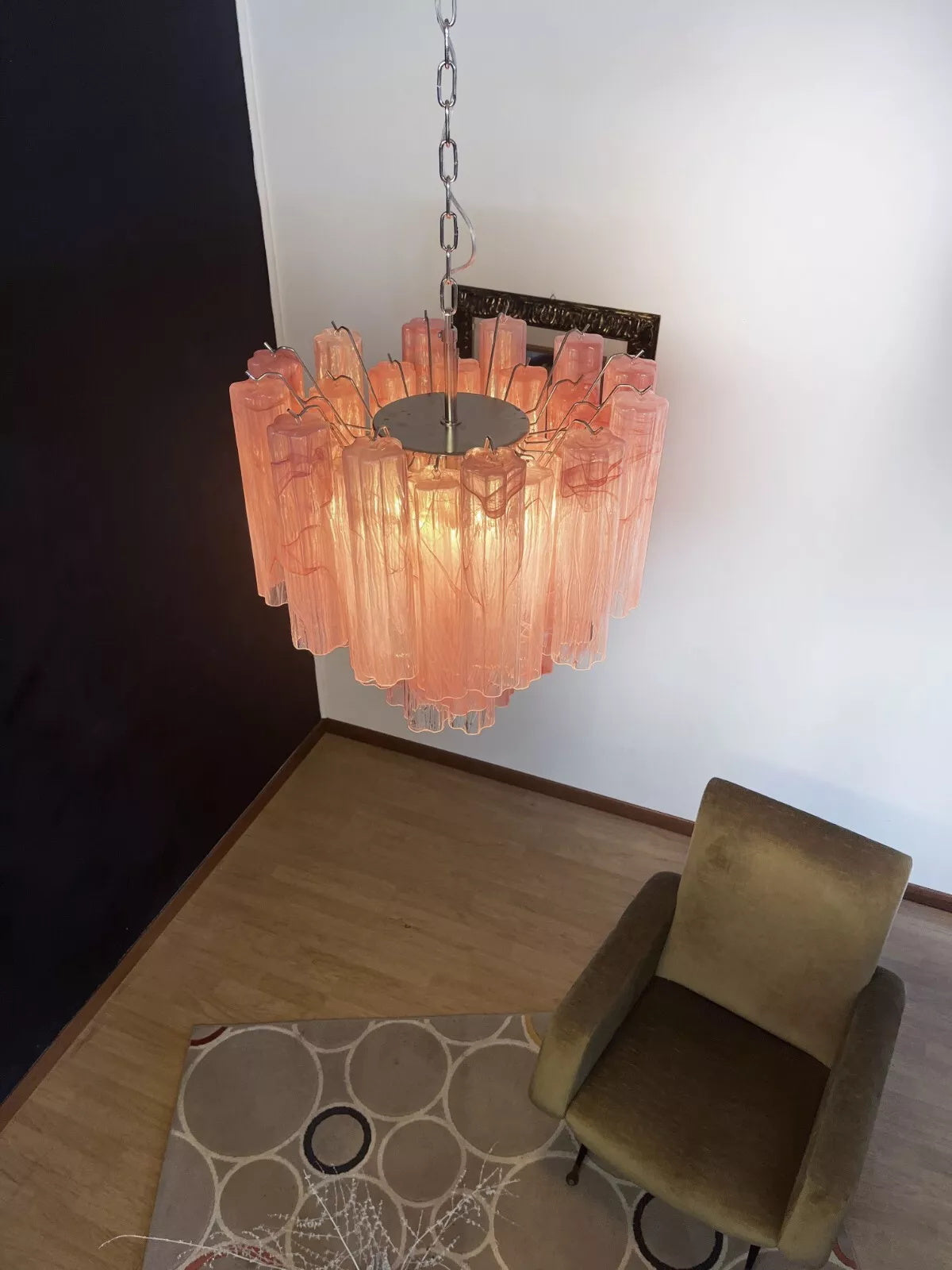 Starlight Murano Chandelier - Multi-Tiered Frosted Glass Cloud Chandelier | Modern Art Glass Overhead Light