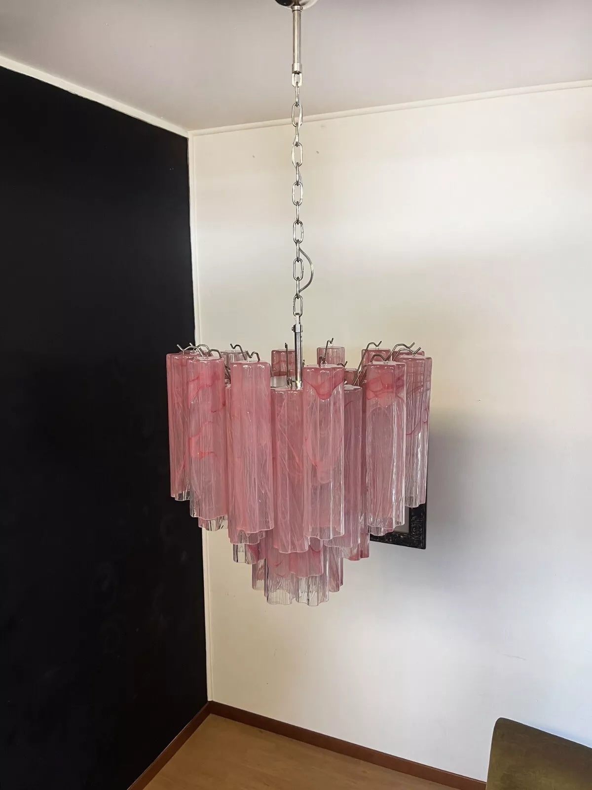 Starlight Murano Chandelier - Multi-Tiered Frosted Glass Cloud Chandelier | Modern Art Glass Overhead Light