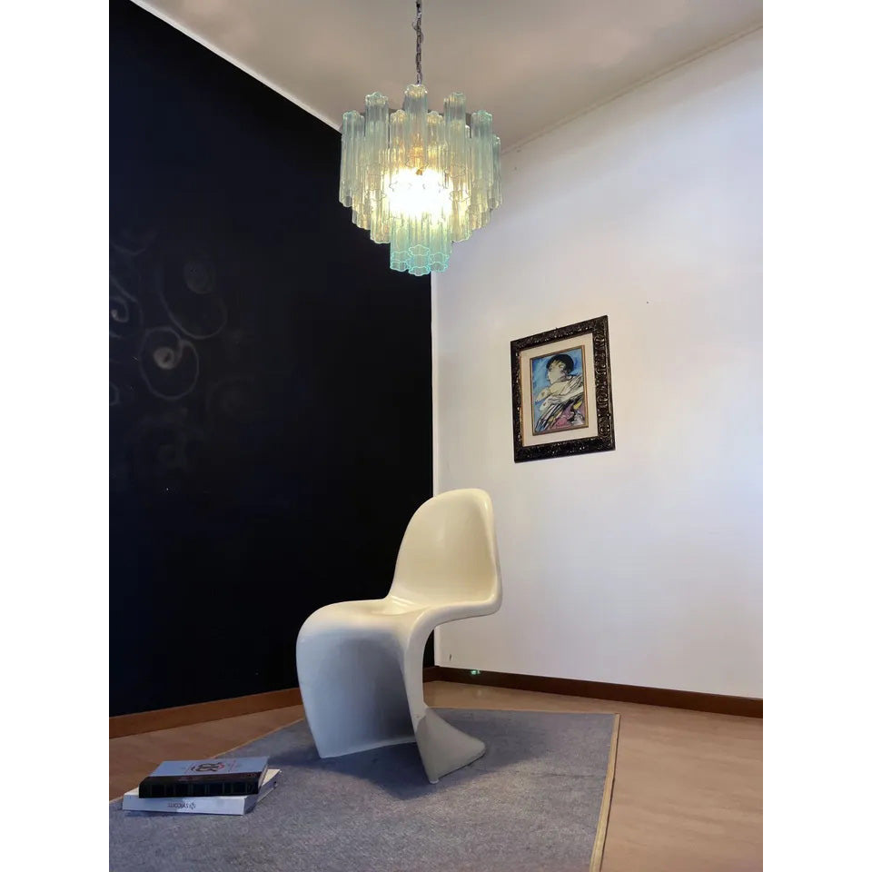 Starlight Murano Chandelier - Multi-Tiered Frosted Glass Cloud Chandelier | Modern Art Glass Overhead Light