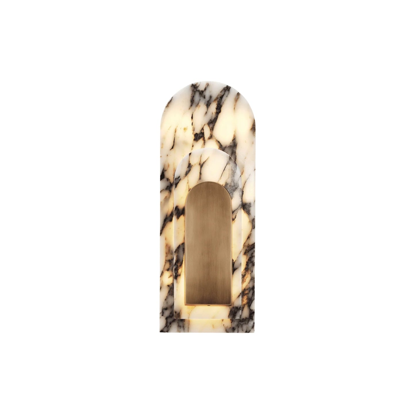 Staten Island Wall Lamp - Architectural Marble Archway LED Sconce | Luxury Natural Stone Wall Light