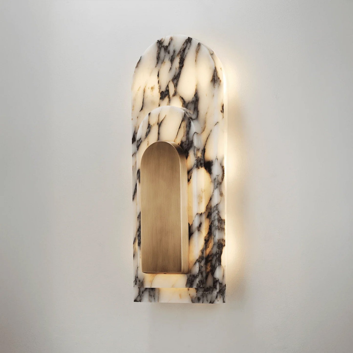Staten Island Wall Lamp - Architectural Marble Archway LED Sconce | Luxury Natural Stone Wall Light
