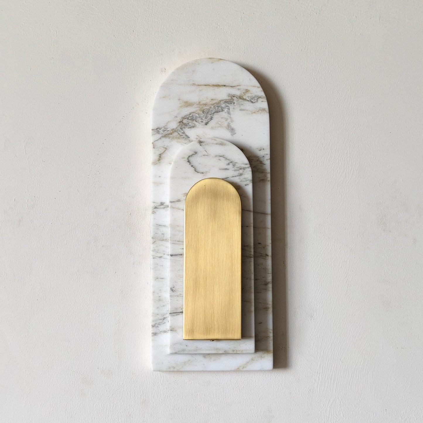 Staten Island Wall Lamp - Architectural Marble Archway LED Sconce | Luxury Natural Stone Wall Light