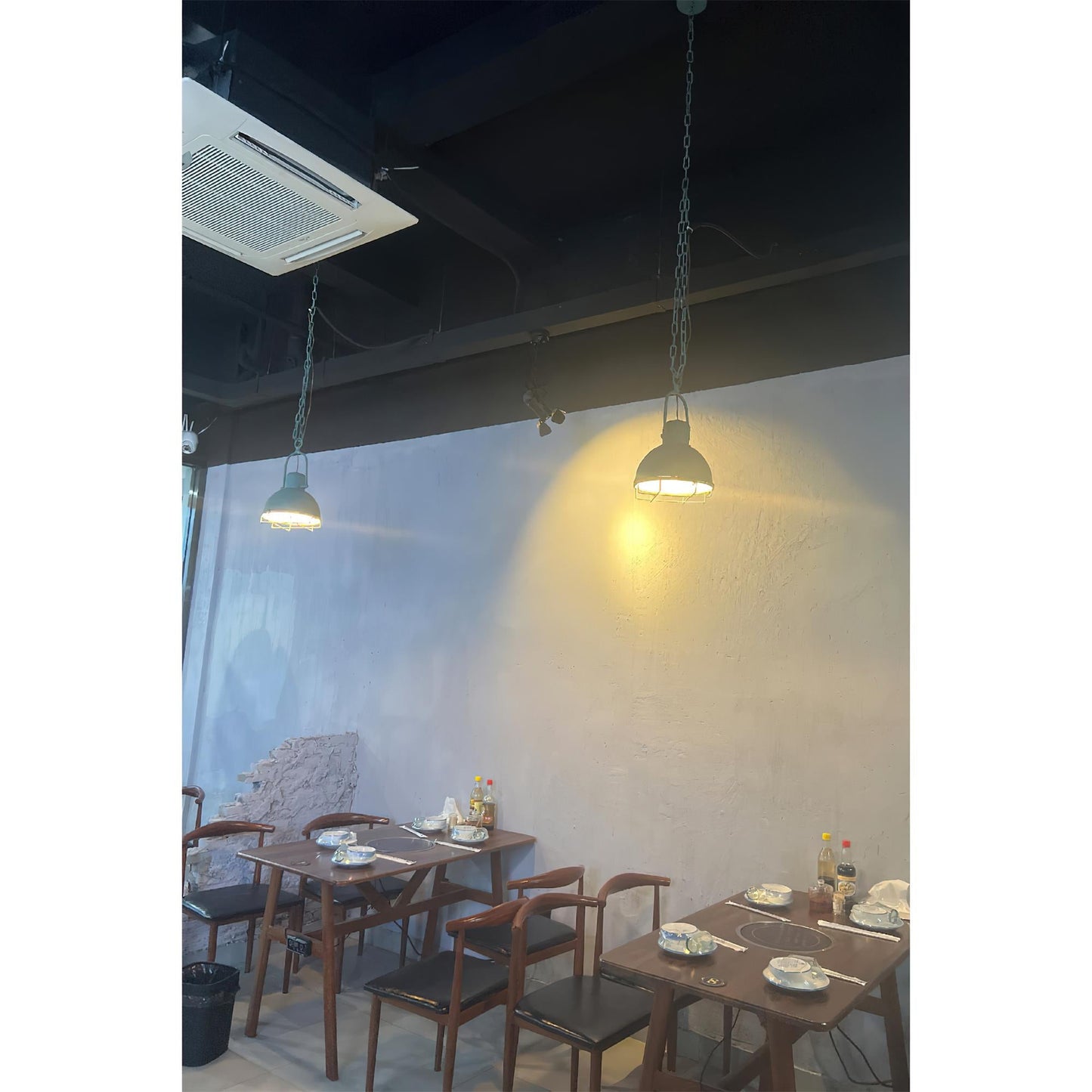 Stella Pendant Light - Light Green Oxidized Metal Vintage Industrial Pendant | Antique Farmhouse Hanging Light