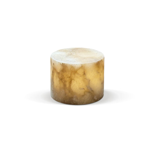Sterno Alabaster Table Lamp - Cordless Natural Stone Accent Lamp | Battery-Powered Alabaster Desk Light