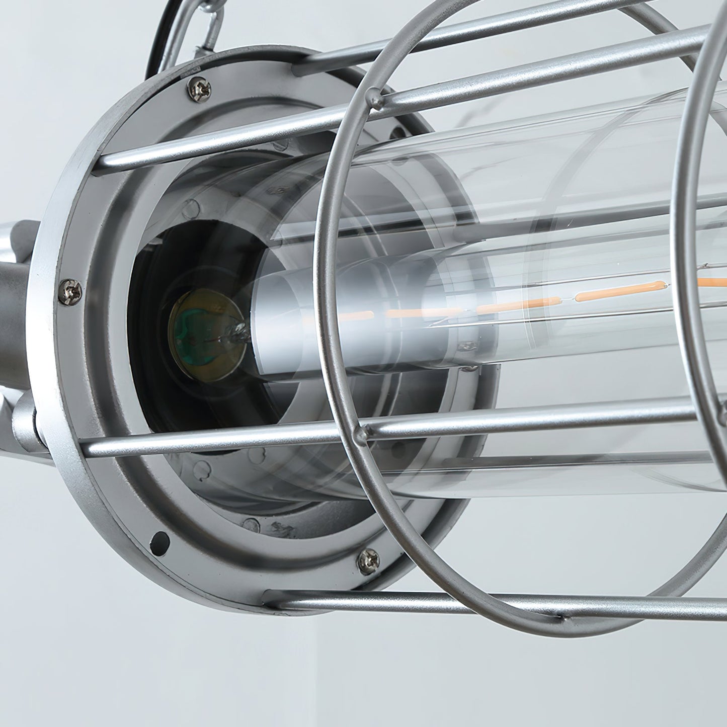 Strasbourg Tube Pendant Lamp - Sleek Silver Metal & Acrylic Linear Pendant Light | Modern Linear Suspension Light