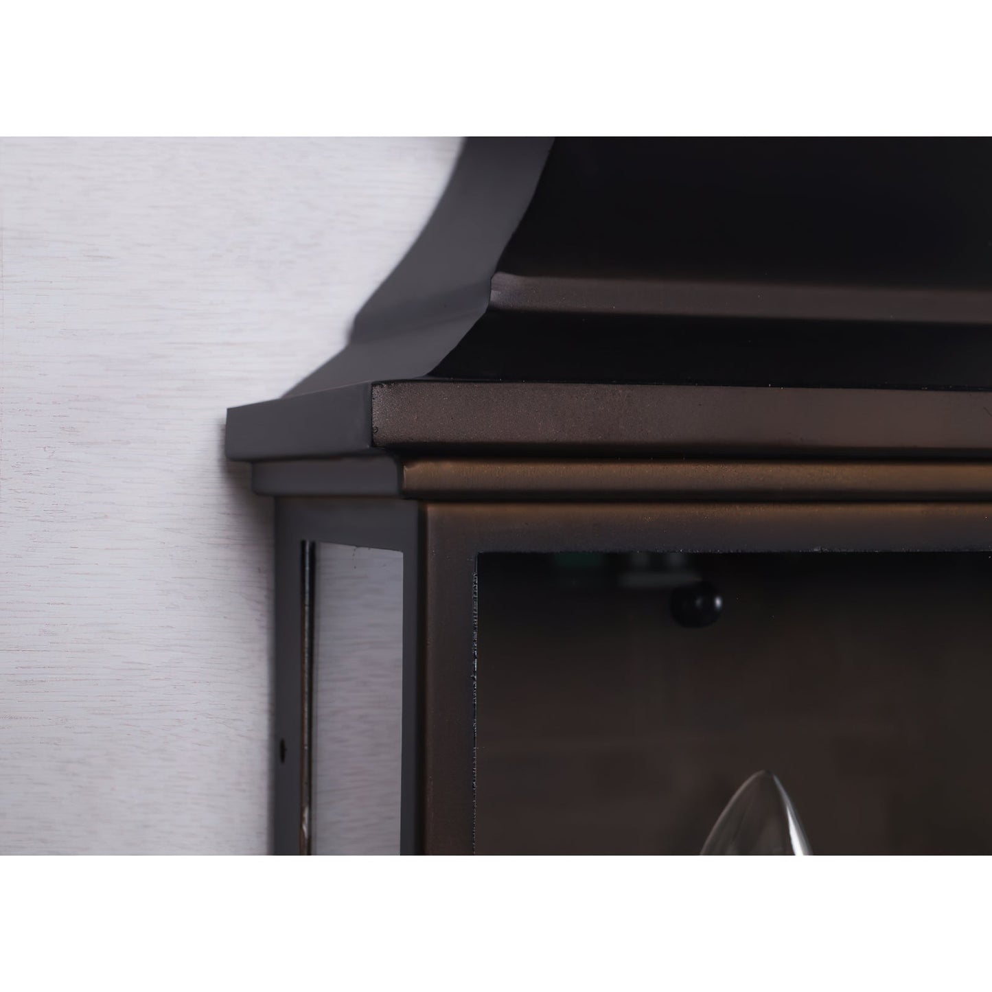 Strathmore Wall Lamp - Georgian Matte Black Fretwork Outdoor Wall Sconce | Pagoda Metal Lantern Light