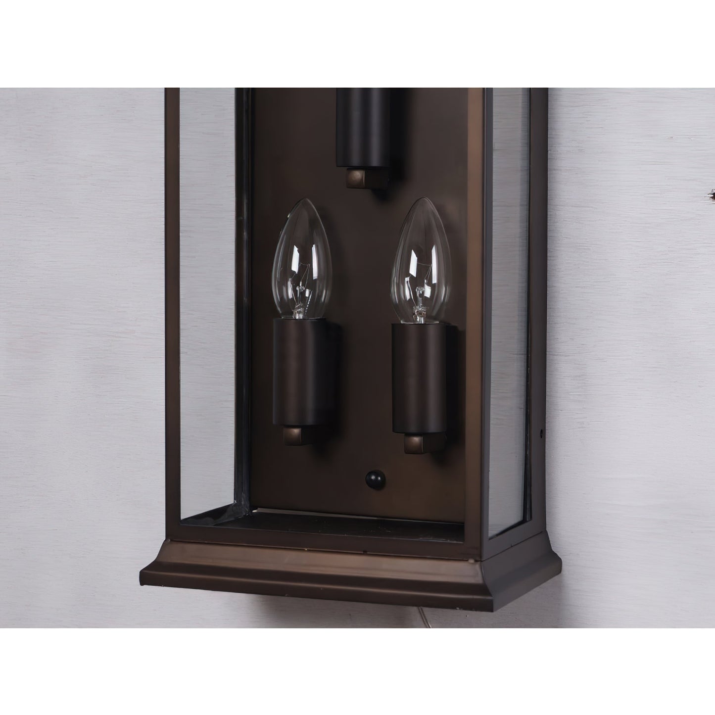 Strathmore Wall Lamp - Georgian Matte Black Fretwork Outdoor Wall Sconce | Pagoda Metal Lantern Light