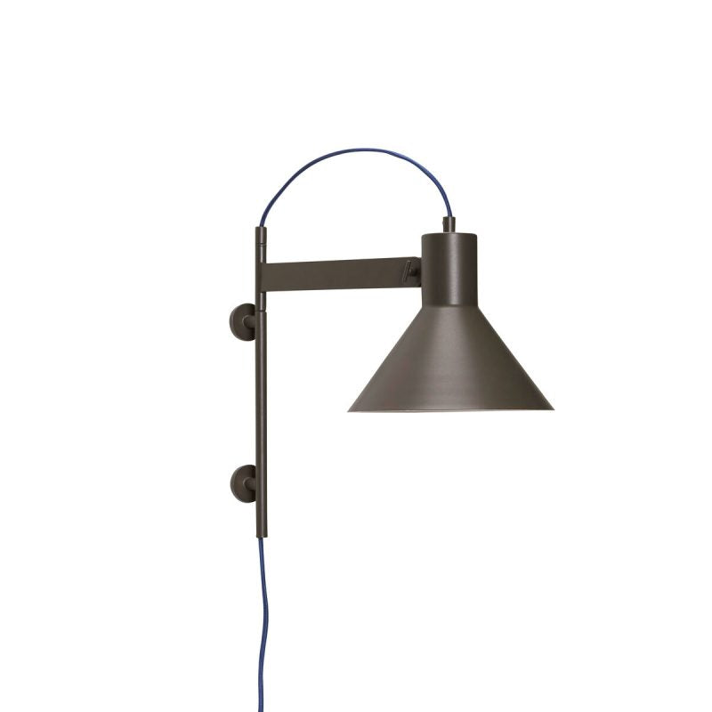 Studio Plug-In Wall Lamp - Aluminium Modern Wall Light | Plug-In Reading & Task Sconce