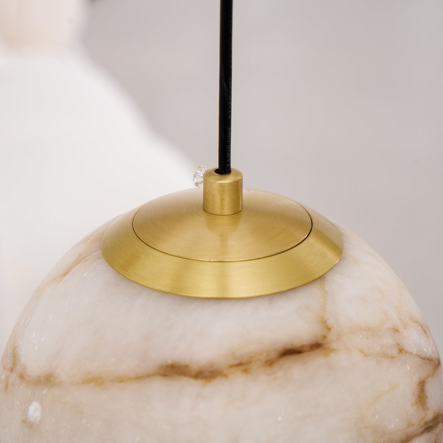 Sultana Alabaster Cluster Chandelier - Yellow Alabaster Multi-Light Pendant | Cascading Grand Foyer Light