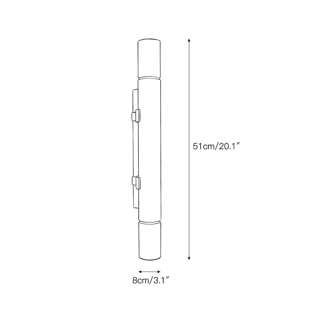 Sumatra Alabaster Wall Sconce - Cylindrical Brass & Natural Alabaster Light | Modern Vertical Stone Sconce