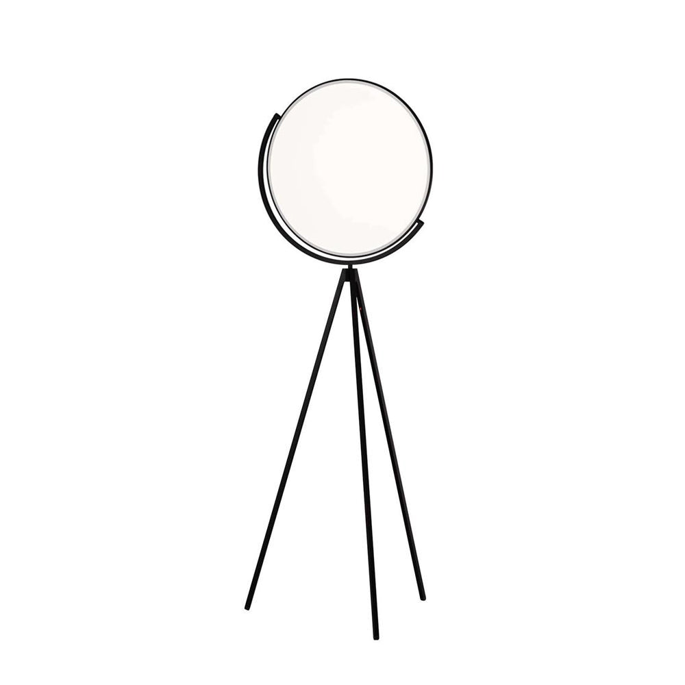 Superloon Floor Lamp - Modern Gyroscopic Disc LED Standing Lamp | Minimalist Tripod Floor Light