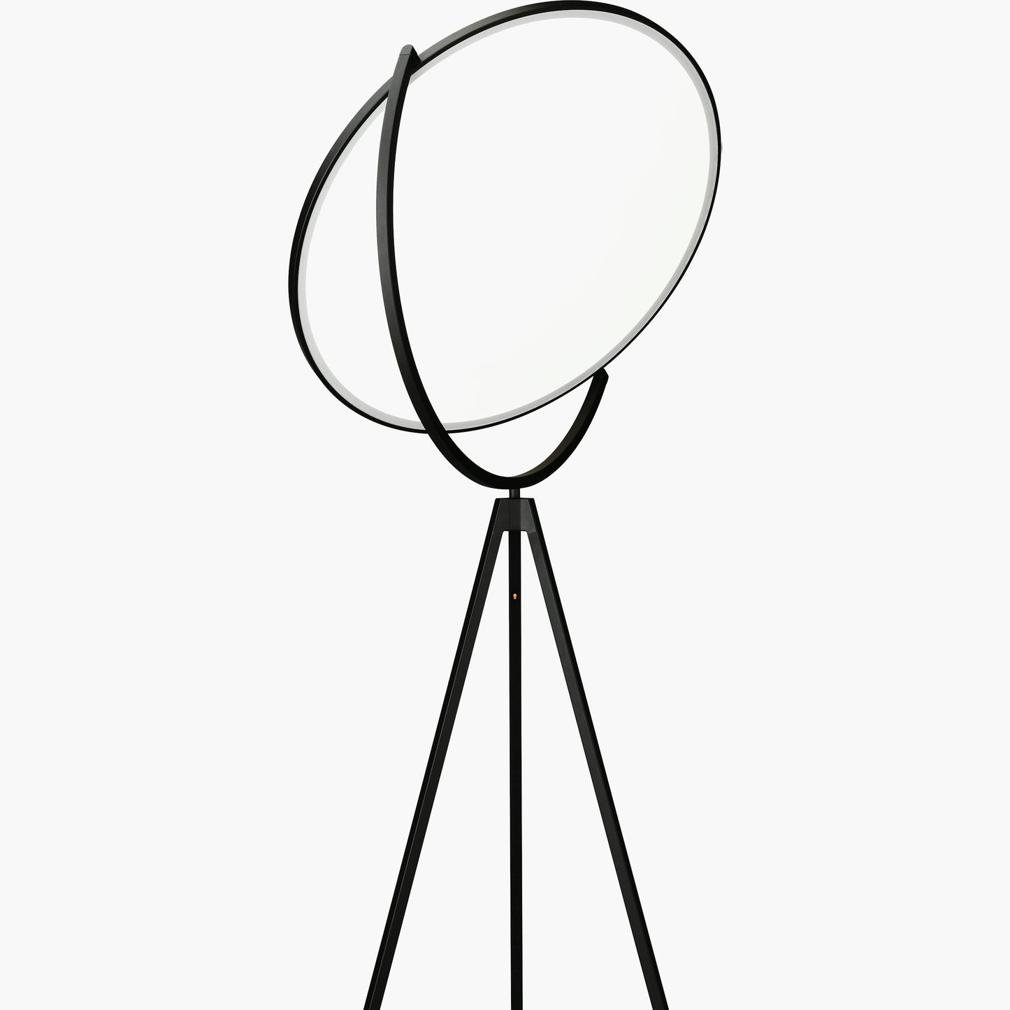 Superloon Floor Lamp - Modern Gyroscopic Disc LED Standing Lamp | Minimalist Tripod Floor Light