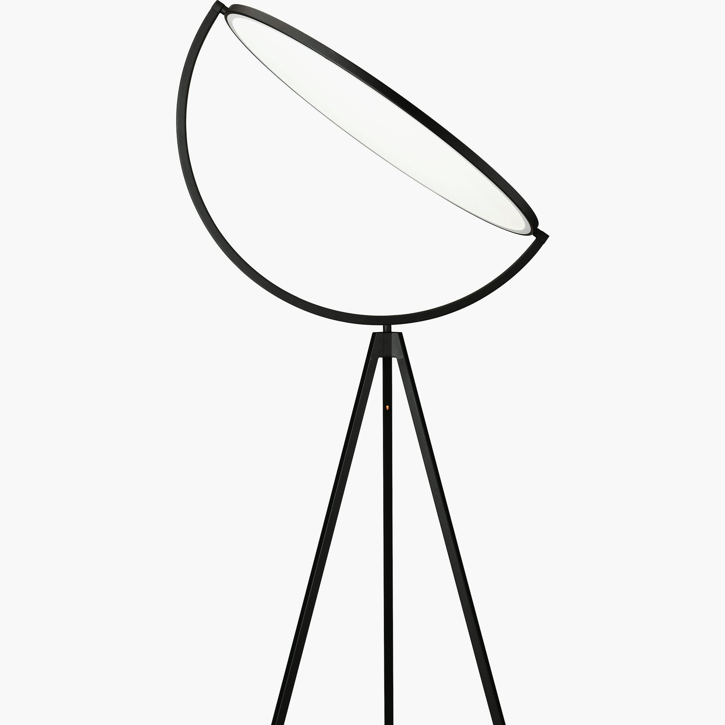 Superloon Floor Lamp - Modern Gyroscopic Disc LED Standing Lamp | Minimalist Tripod Floor Light