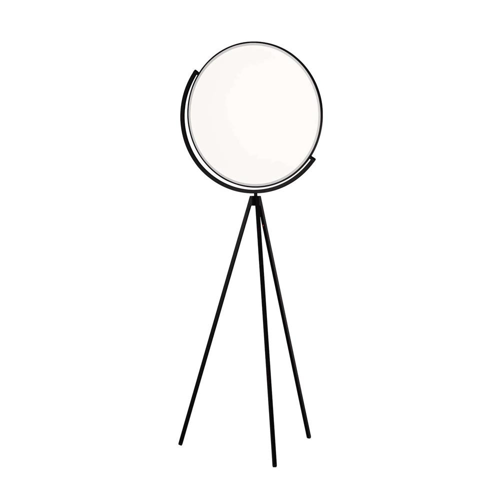 Superloon Floor Lamp - Modern Gyroscopic Disc LED Standing Lamp | Minimalist Tripod Floor Light