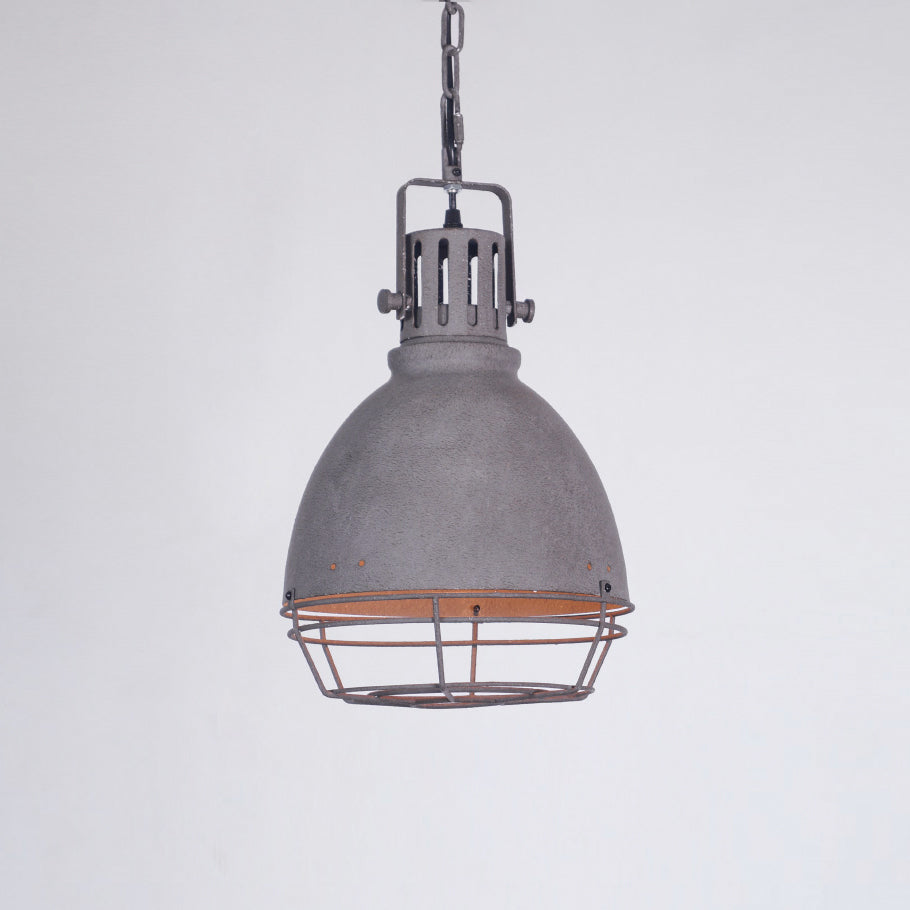 Tagabo Pendant Light - Rustic Antiqued Metal Hanging Pendant | Industrial Kitchen Island Light