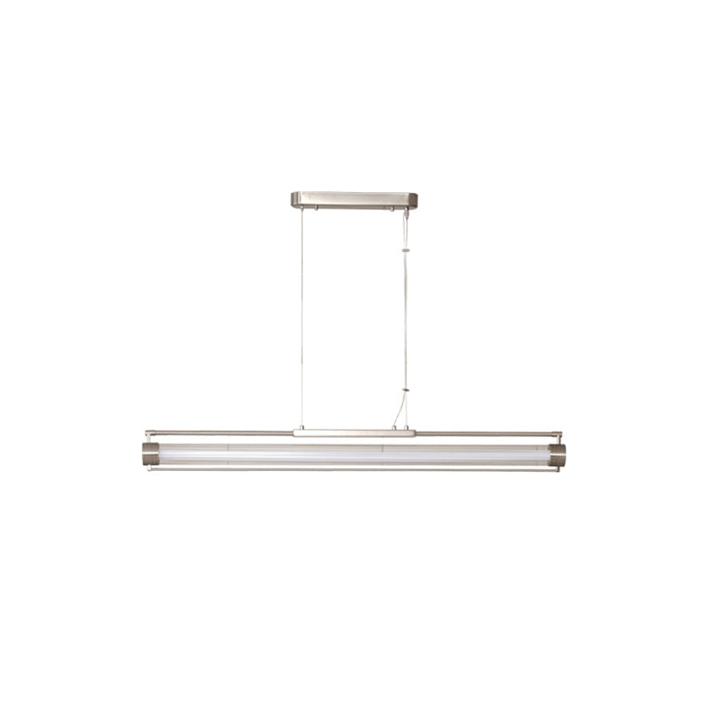 Tamar Wand Pendant Lamp - Linear Drizzled Glass & Metal LED Pendant | Modern Kitchen Island & Dining Light