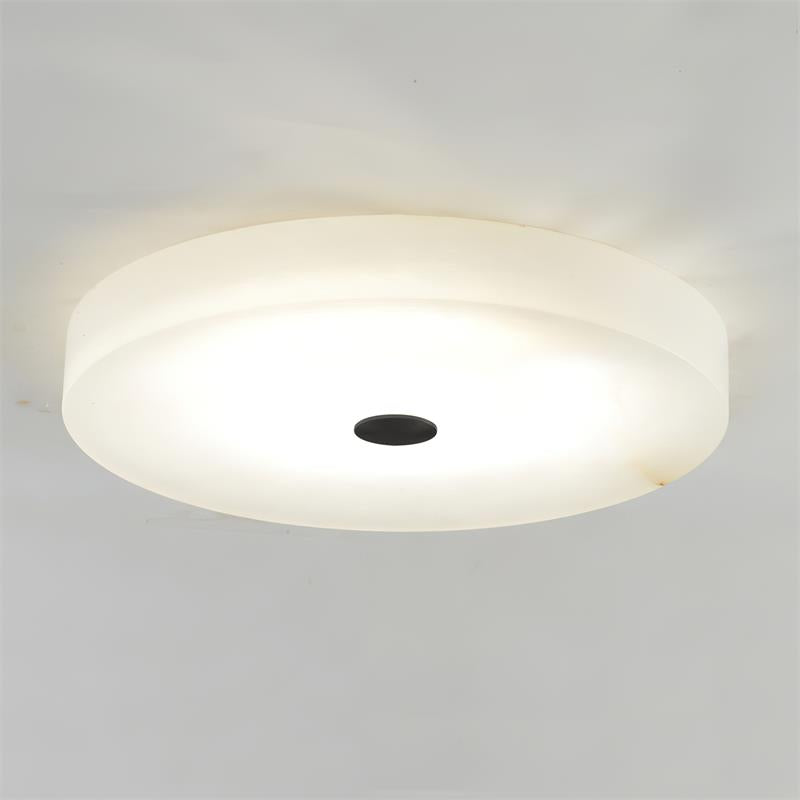 Tamoor Alabaster Ceiling Light - Handcrafted Natural Stone Flush Mount | Modern Low-Profile LED Ceiling Light
