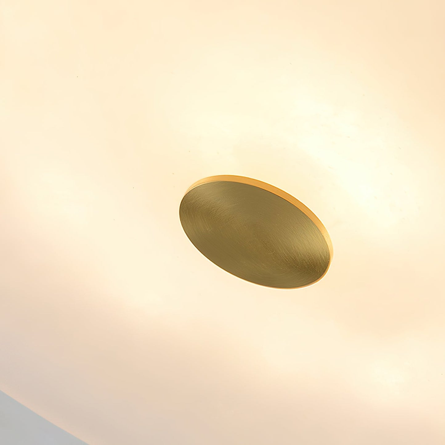 Tamoor Alabaster Ceiling Light - Handcrafted Natural Stone Flush Mount | Modern Low-Profile LED Ceiling Light