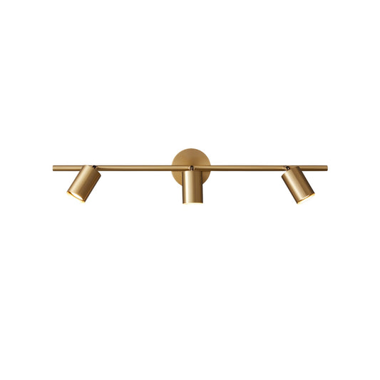 Taylor Adjustable Head Wall Lamp - Rotating Brass Spotlight Sconce | Multi-Head Ceiling & Wall Light