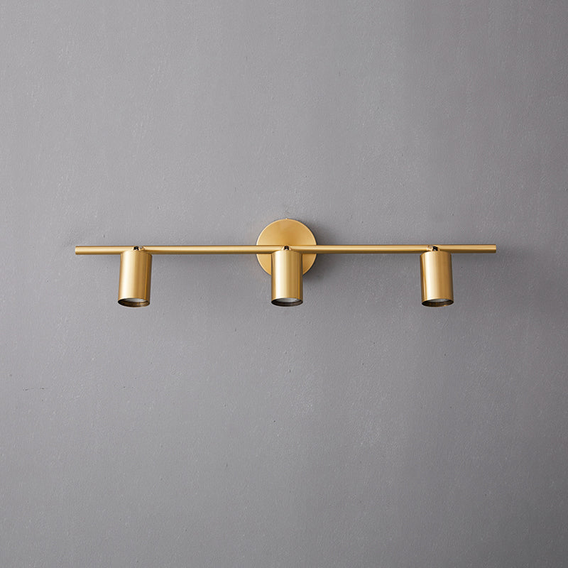 Taylor Adjustable Head Wall Lamp - Rotating Brass Spotlight Sconce | Multi-Head Ceiling & Wall Light