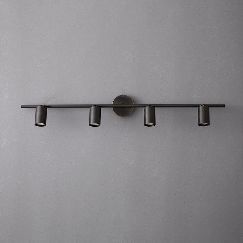 Taylor Adjustable Head Wall Lamp - Rotating Brass Spotlight Sconce | Multi-Head Ceiling & Wall Light