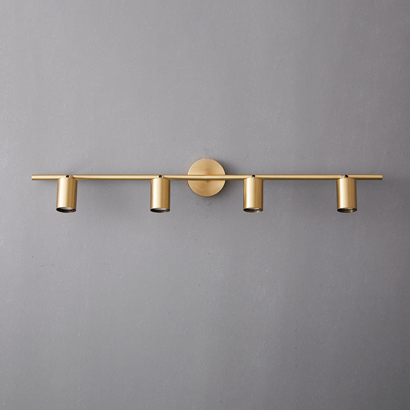 Taylor Adjustable Head Wall Lamp - Rotating Brass Spotlight Sconce | Multi-Head Ceiling & Wall Light