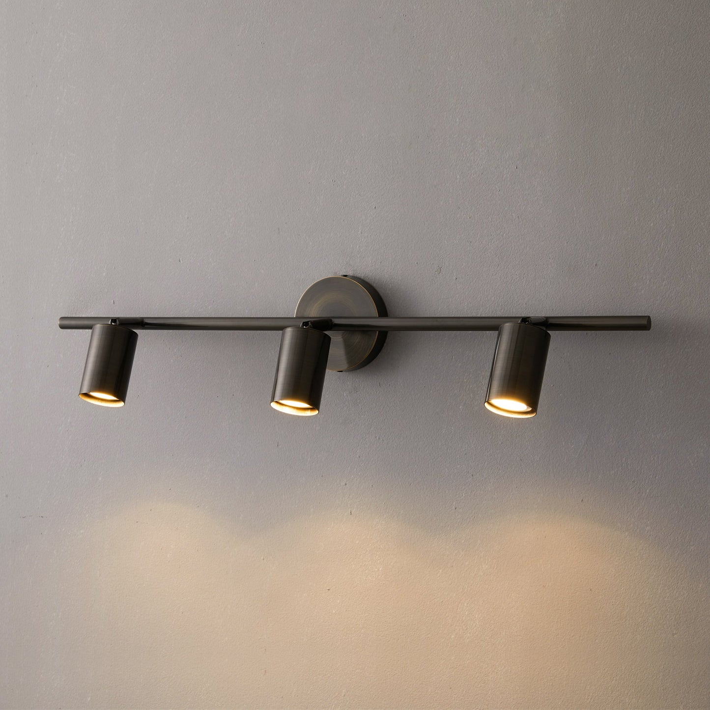 Taylor Adjustable Head Wall Lamp - Rotating Brass Spotlight Sconce | Multi-Head Ceiling & Wall Light