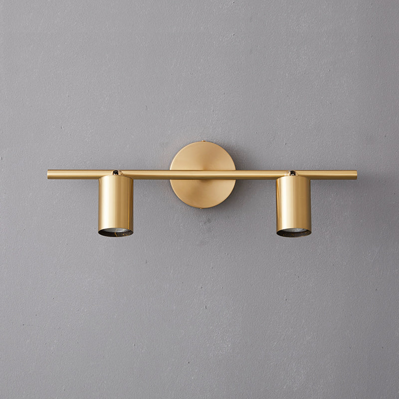 Taylor Adjustable Head Wall Lamp - Rotating Brass Spotlight Sconce | Multi-Head Ceiling & Wall Light