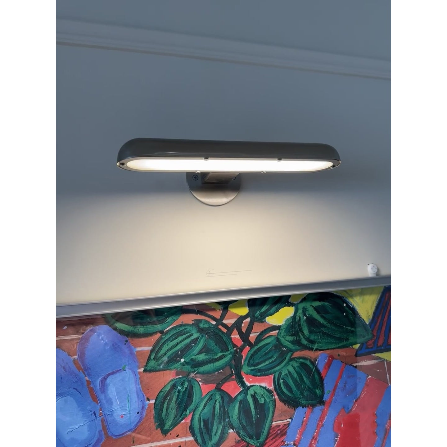 Teetoo Wall Lamp - Sleek Nickel Integrated LED Wall Sconce | Modern Aluminum Indoor Wall Light