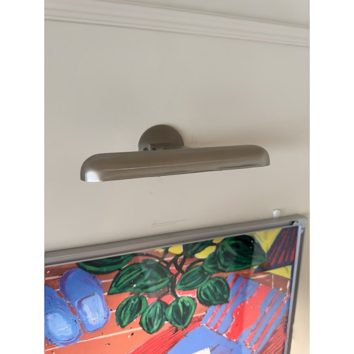 Teetoo Wall Lamp - Sleek Nickel Integrated LED Wall Sconce | Modern Aluminum Indoor Wall Light
