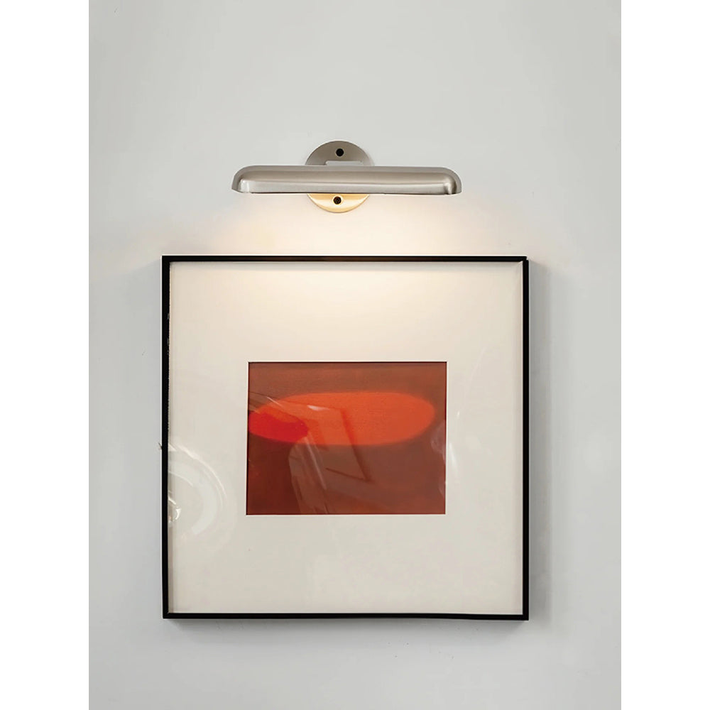 Teetoo Wall Lamp - Sleek Nickel Integrated LED Wall Sconce | Modern Aluminum Indoor Wall Light