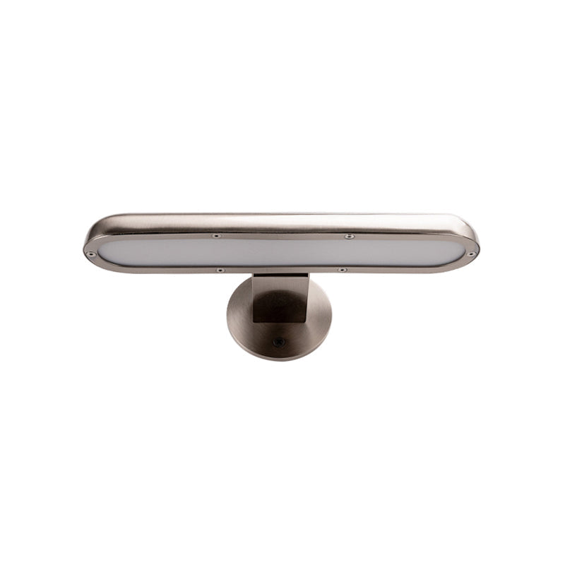 Teetoo Wall Lamp - Sleek Nickel Integrated LED Wall Sconce | Modern Aluminum Indoor Wall Light