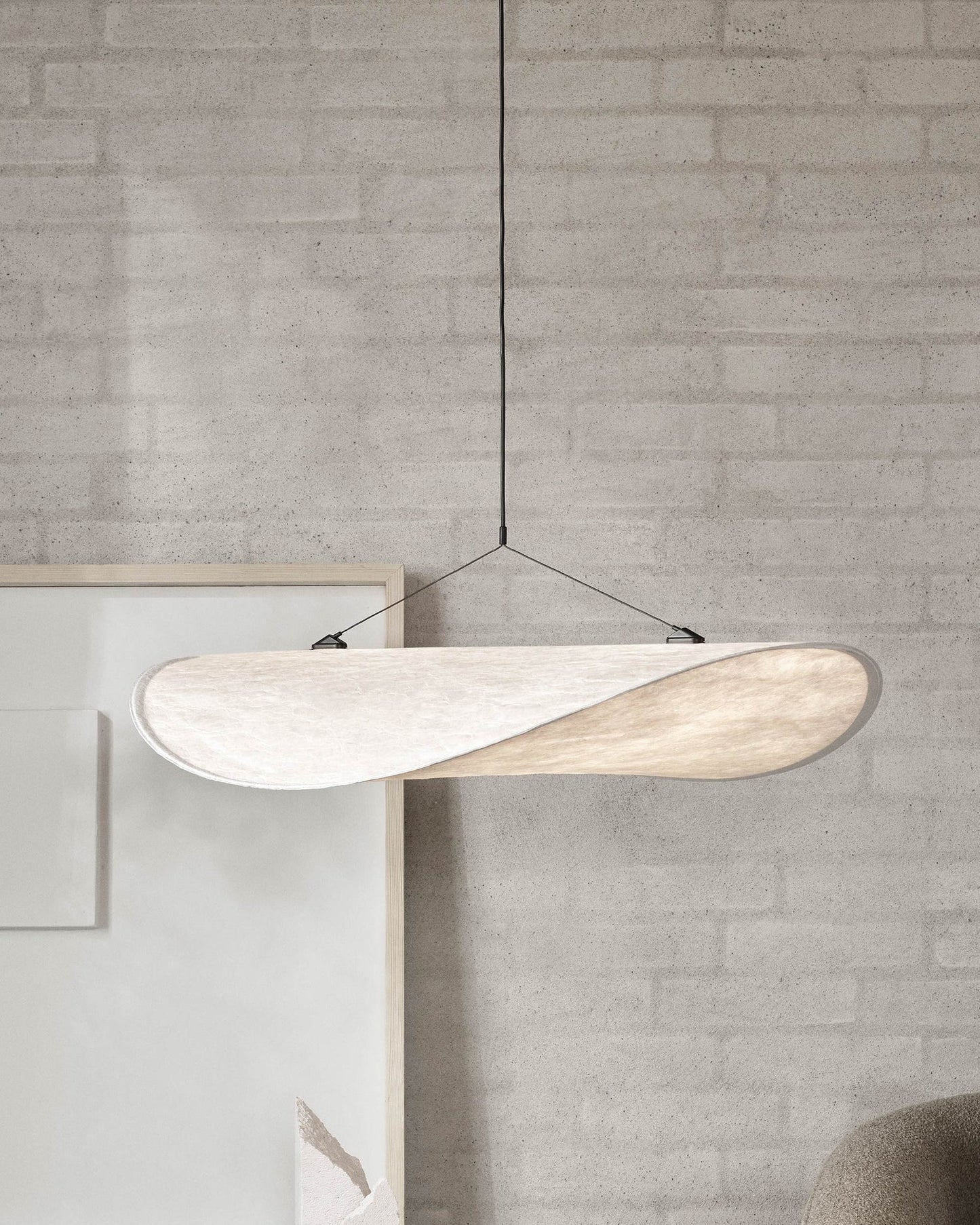 Tense Dupont Paper Pendant Lamp - Cloud LED Hanging Light | Eco-Friendly Modern Paper Pendant
