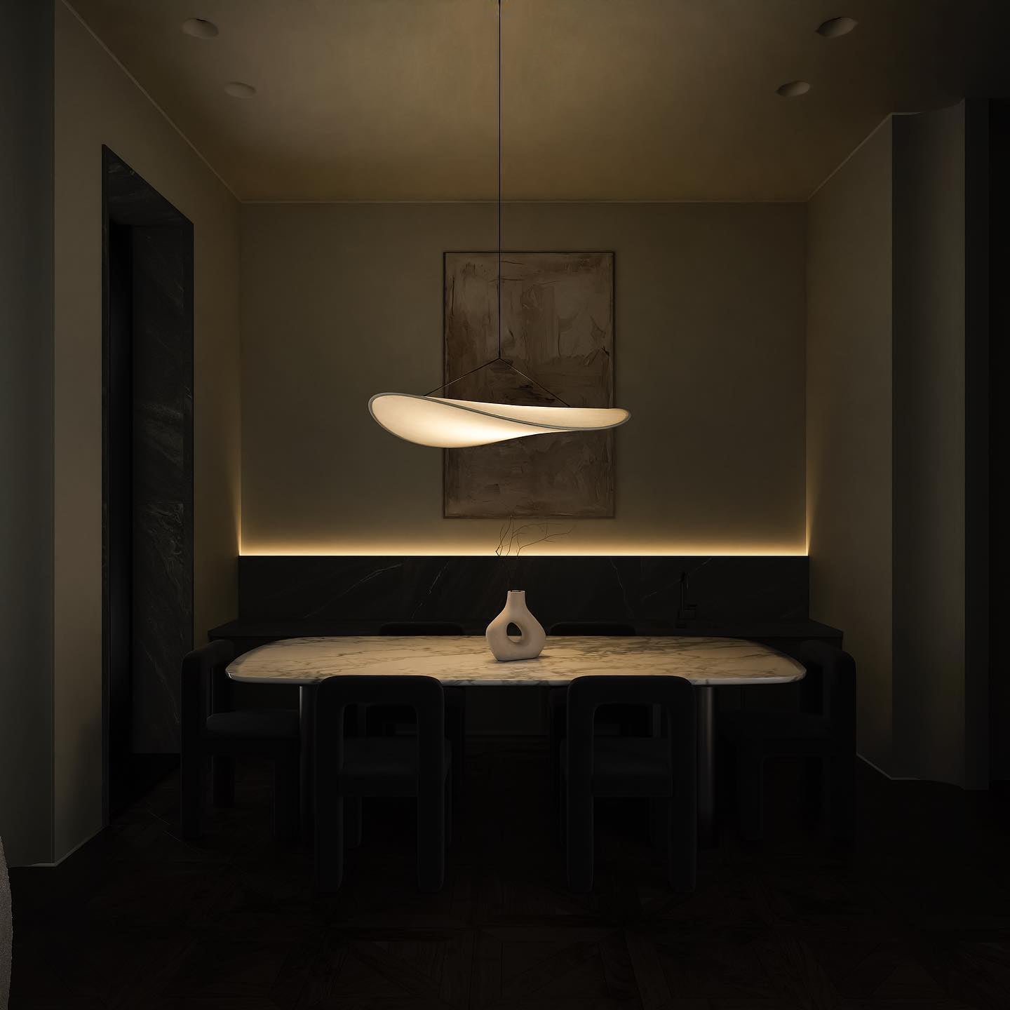 Tense Dupont Paper Pendant Lamp - Cloud LED Hanging Light | Eco-Friendly Modern Paper Pendant