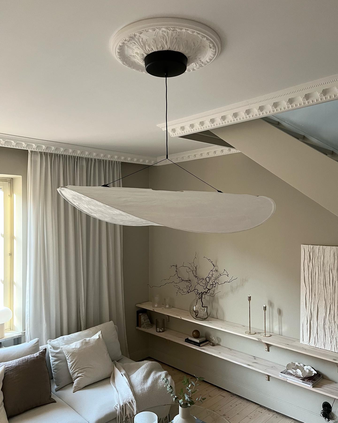 Tense Dupont Paper Pendant Lamp - Cloud LED Hanging Light | Eco-Friendly Modern Paper Pendant