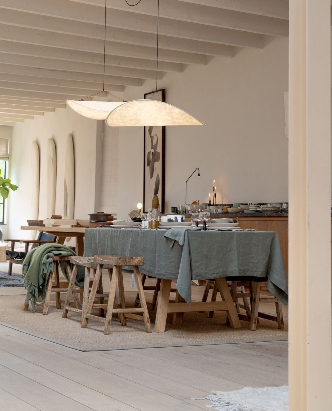 Tense Dupont Paper Pendant Lamp - Cloud LED Hanging Light | Eco-Friendly Modern Paper Pendant