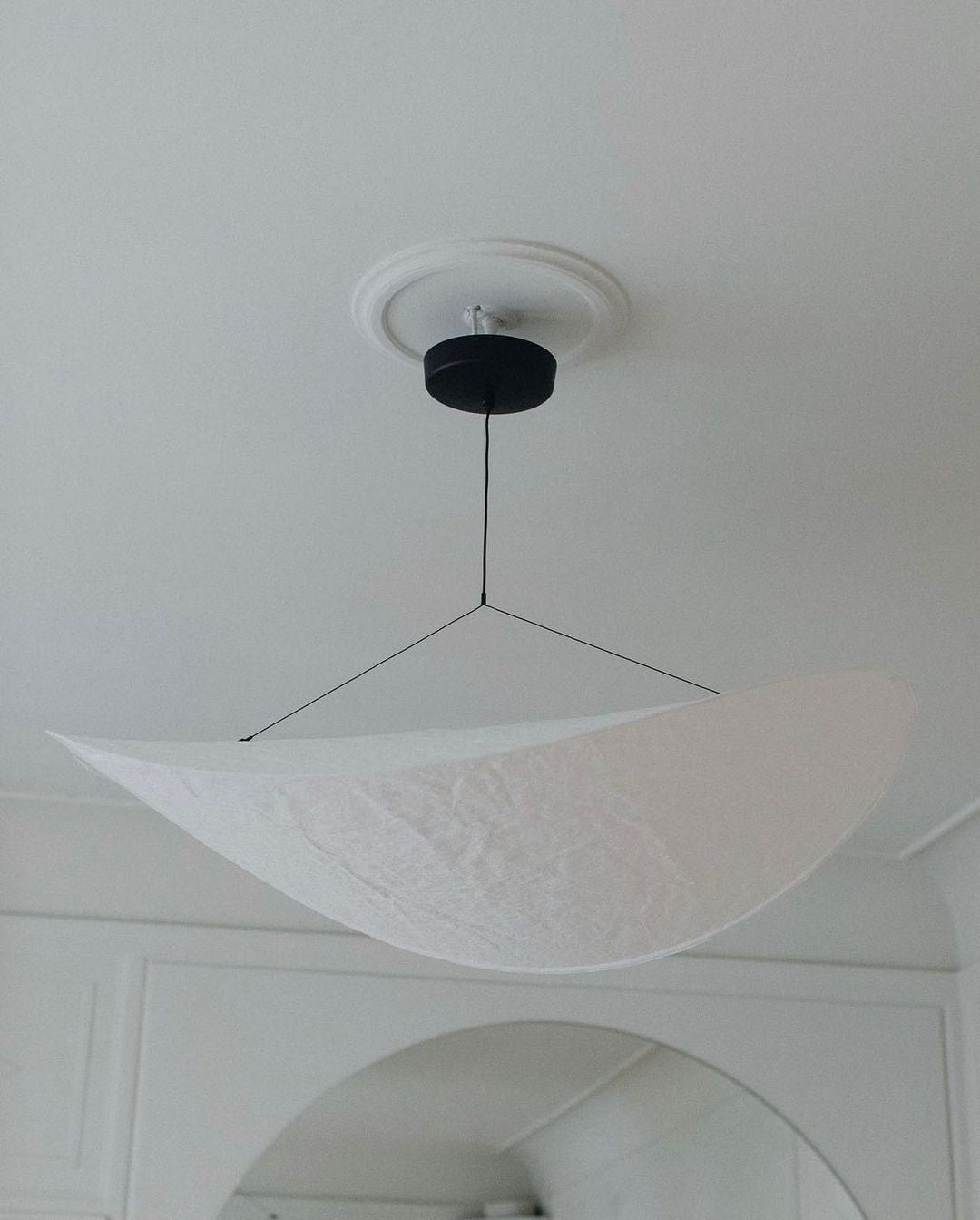 Tense Dupont Paper Pendant Lamp - Cloud LED Hanging Light | Eco-Friendly Modern Paper Pendant