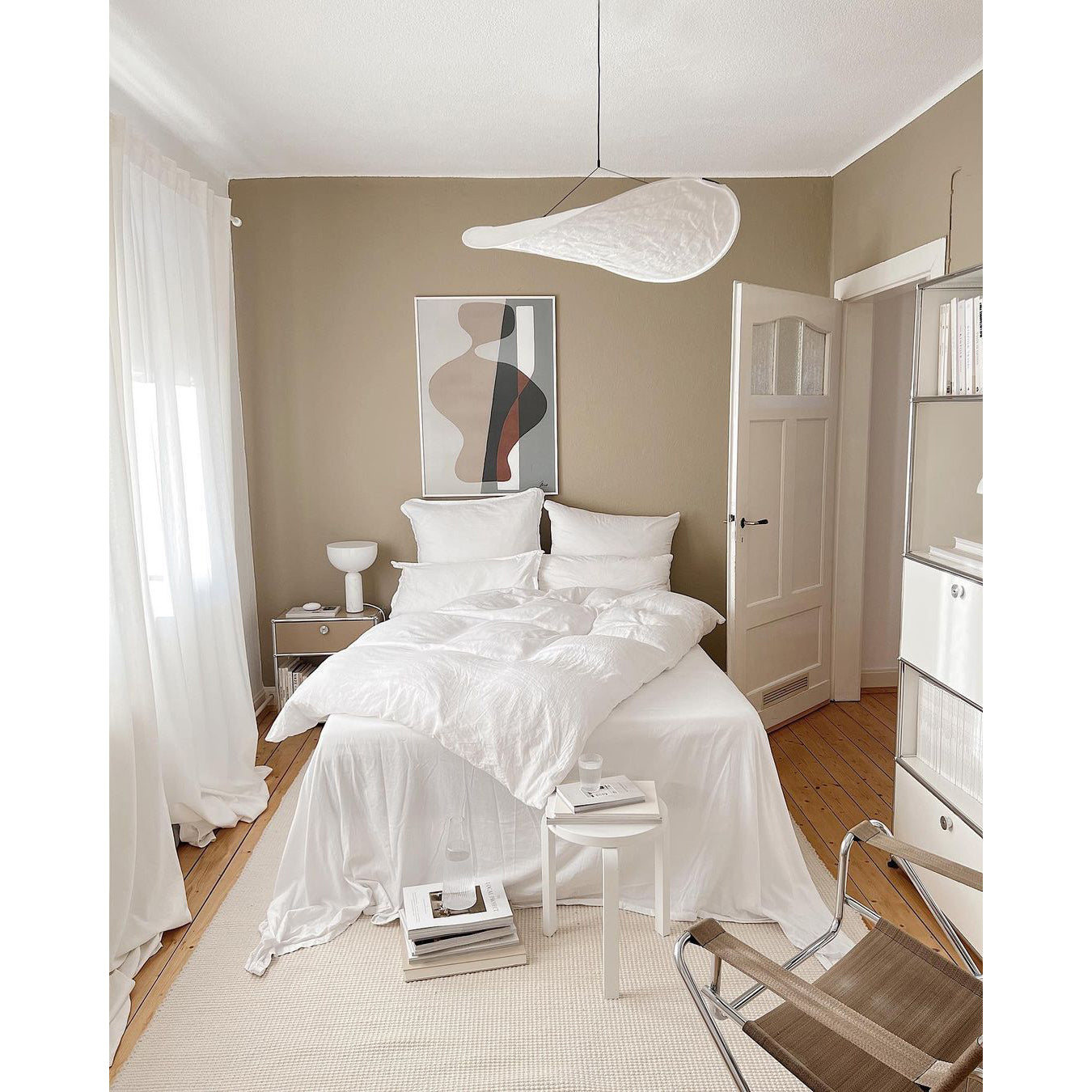 Tense Dupont Paper Pendant Lamp - Cloud LED Hanging Light | Eco-Friendly Modern Paper Pendant