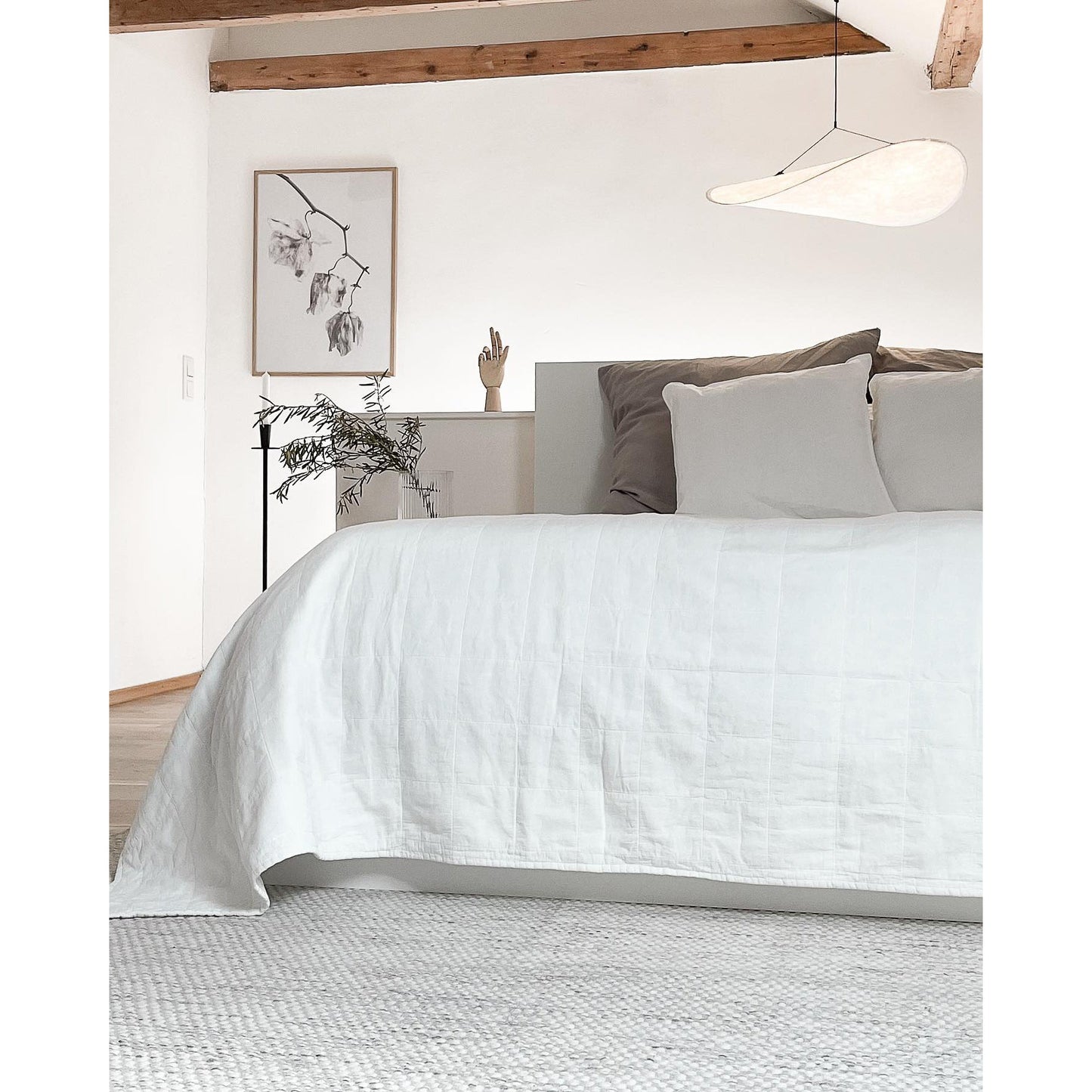 Tense Dupont Paper Pendant Lamp - Cloud LED Hanging Light | Eco-Friendly Modern Paper Pendant