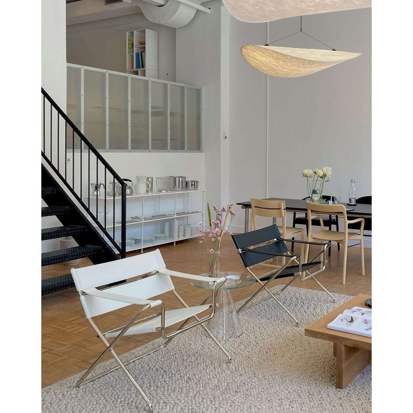 Tense Dupont Paper Pendant Lamp - Cloud LED Hanging Light | Eco-Friendly Modern Paper Pendant