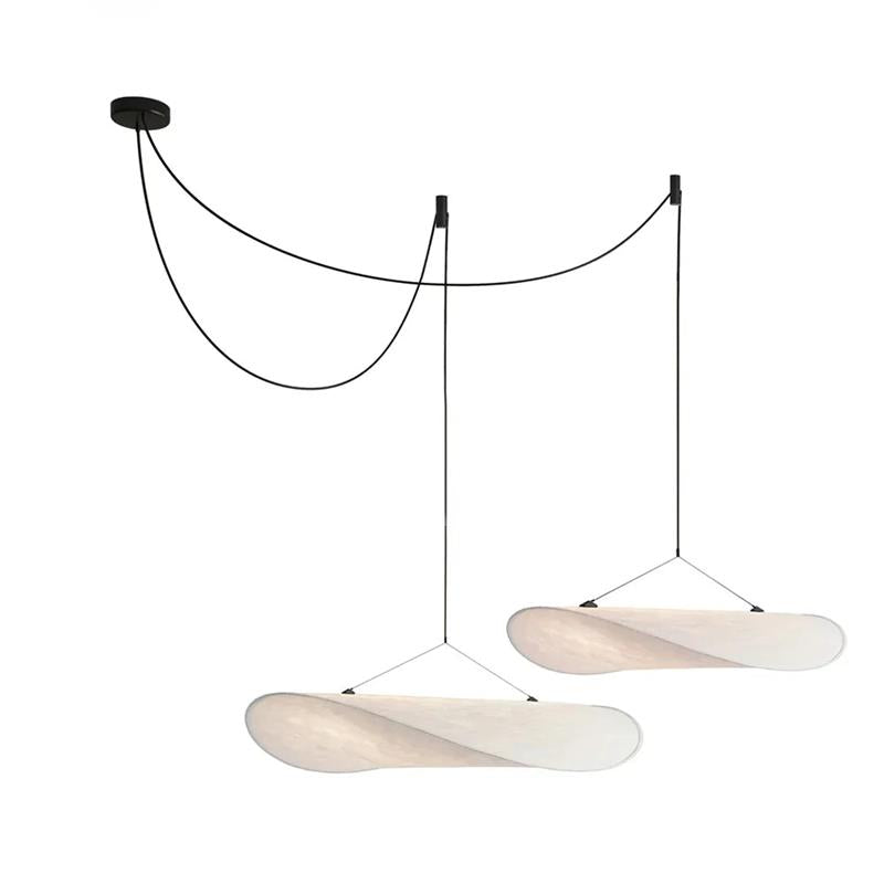 Tense Dupont Paper Pendant Lamp - Cloud LED Hanging Light | Eco-Friendly Modern Paper Pendant