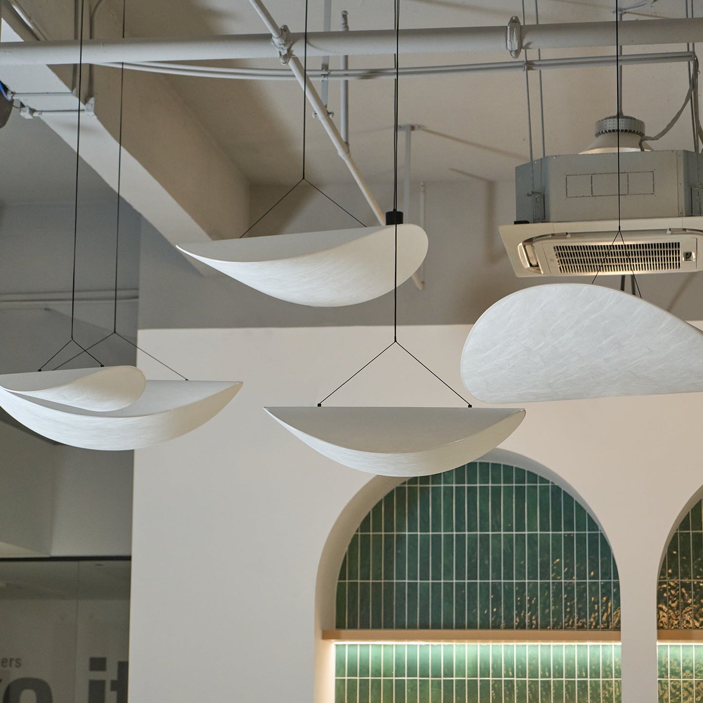 Tense Dupont Paper Pendant Lamp - Cloud LED Hanging Light | Eco-Friendly Modern Paper Pendant