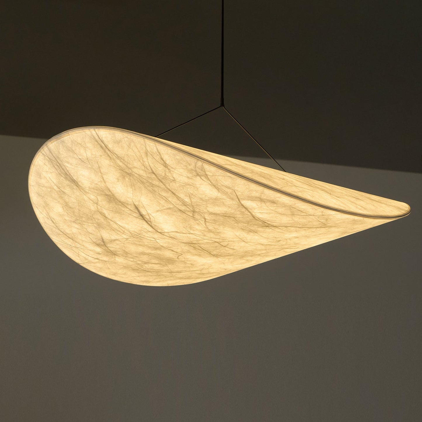 Tense Dupont Paper Pendant Lamp - Cloud LED Hanging Light | Eco-Friendly Modern Paper Pendant