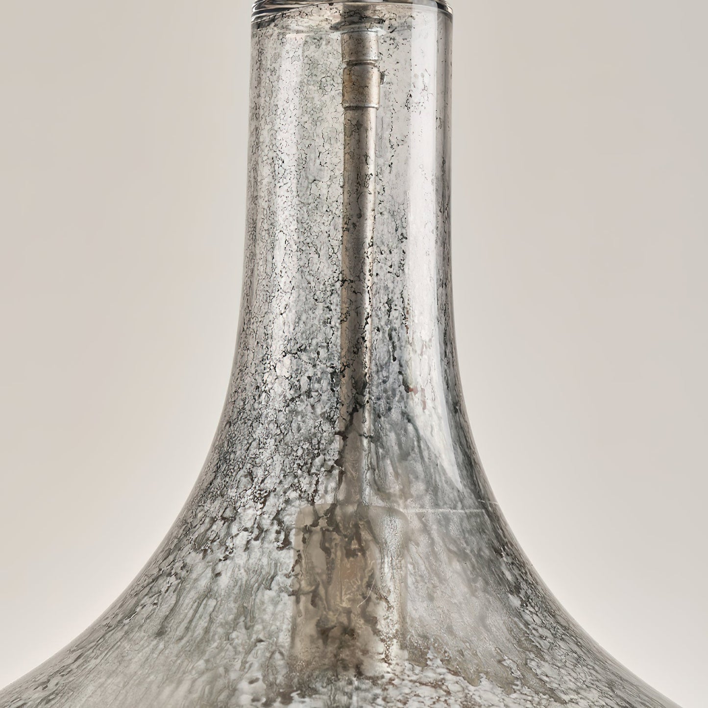 Terina Pendant Lamp - Antiqued Mottled Glass Hanging Light | Rustic Old-World Kitchen & Dining Pendant