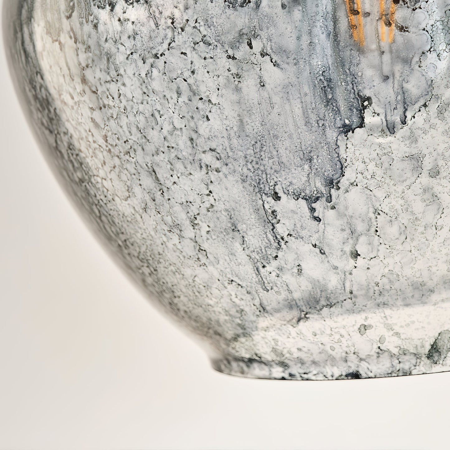 Terina Pendant Lamp - Antiqued Mottled Glass Hanging Light | Rustic Old-World Kitchen & Dining Pendant