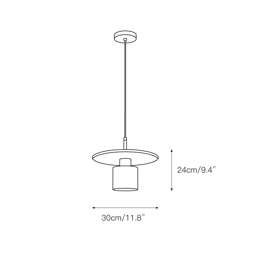 Terrazzo Pendant Lamp - Speckled Stone Hanging Light | Modern Kitchen Island & Dining Pendant