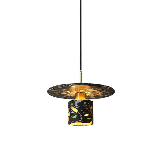 Terrazzo Pendant Lamp - Speckled Stone Hanging Light | Modern Kitchen Island & Dining Pendant