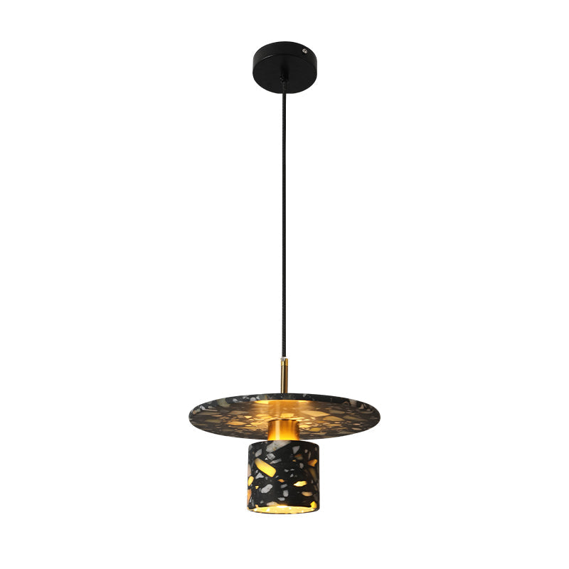 Terrazzo Pendant Lamp - Speckled Stone Hanging Light | Modern Kitchen Island & Dining Pendant